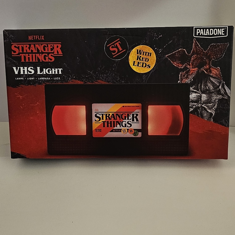 Netflix Stranger Things VHS Red Light Battery Operated Brand New